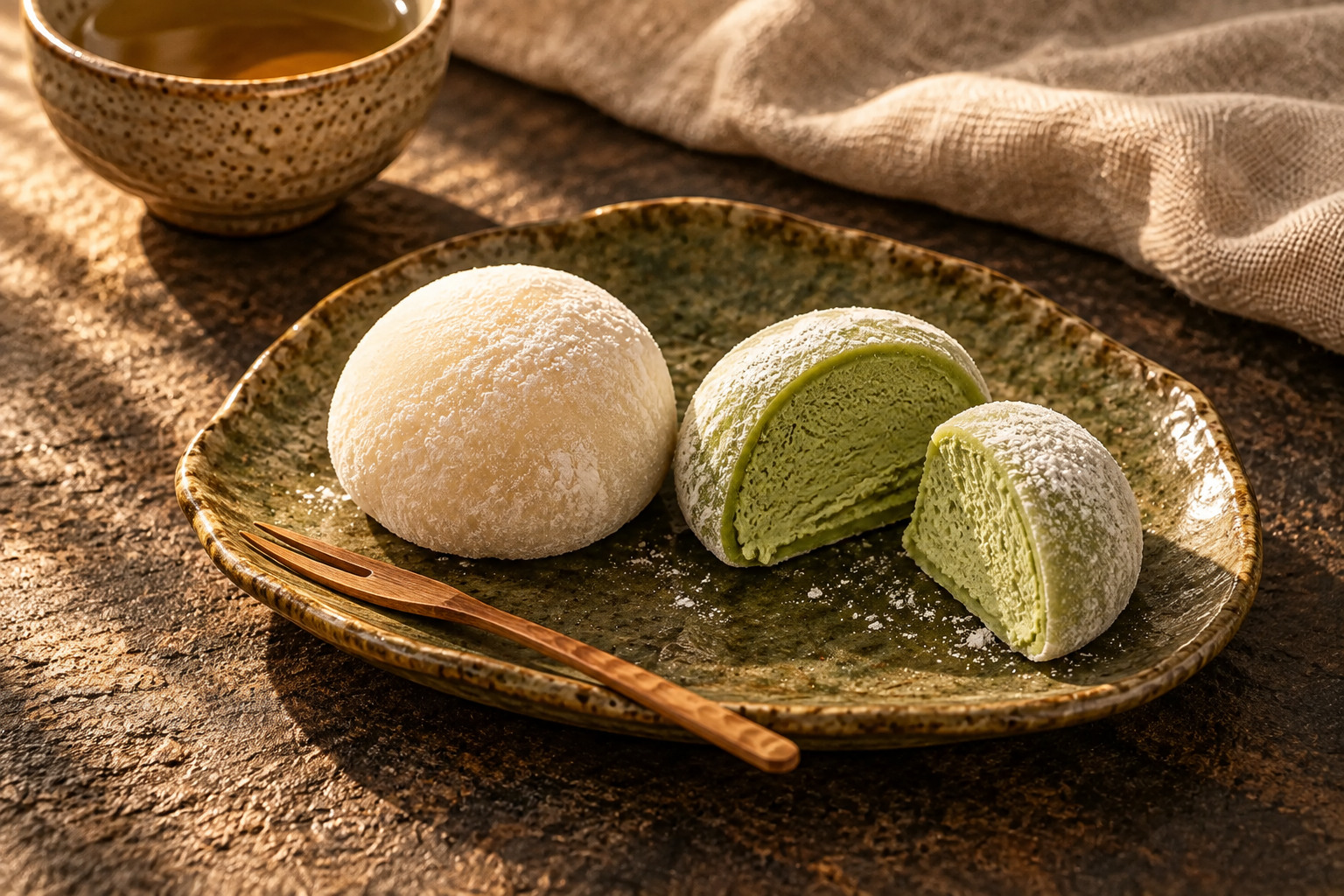 Mochi-Eis – Serviervorschlag